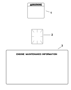 Efi Engine Decals Diagram and Parts List for 465 4X4-EFI-1H318G-Before-37AMD710 Cub Cadet Lawn Tractor Accessories